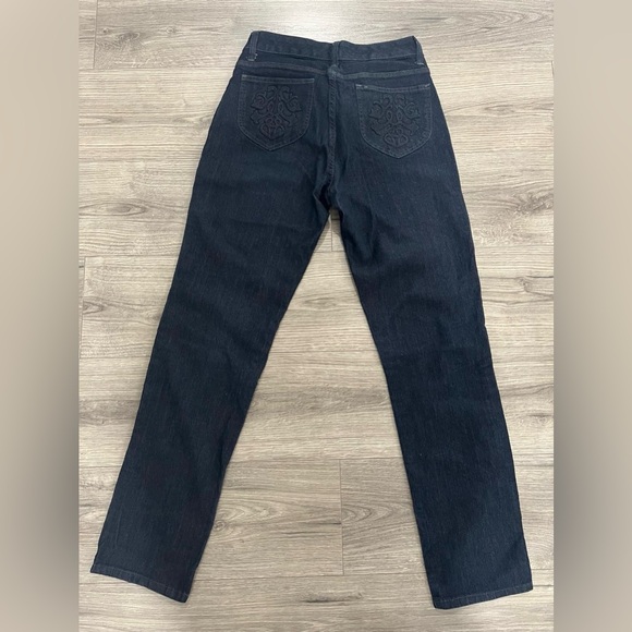 Lee Women's Dark Blue Straight Leg Jeans Size 8 - Picture 2 of 5